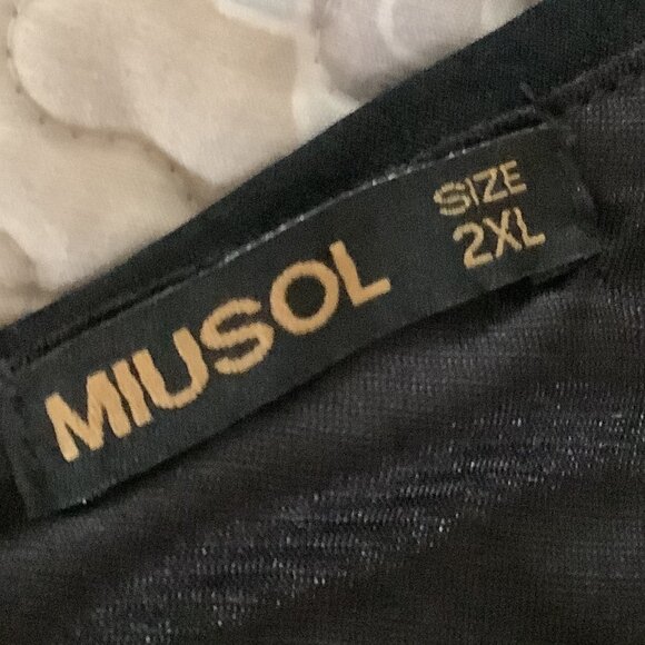 EUC Miusol Sleeveless Black Dress Size:  2XL - Picture 7 of 8